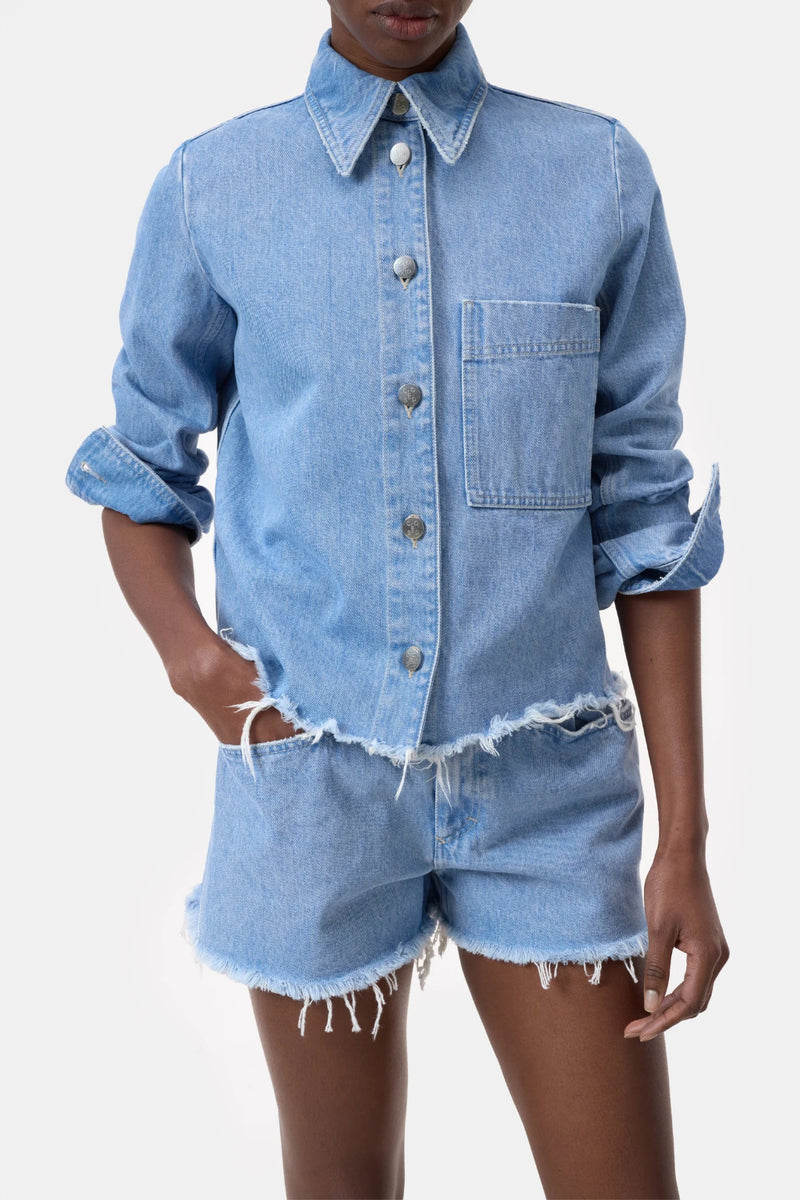 Short Jacket Light Blue