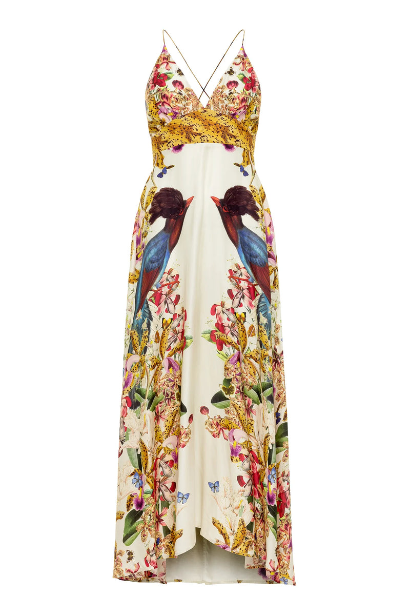 Star Dress Divine Birds White