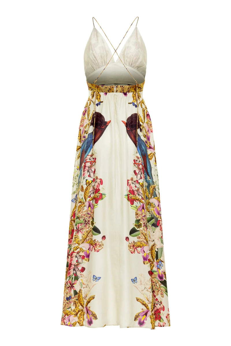 Star Dress Divine Birds White