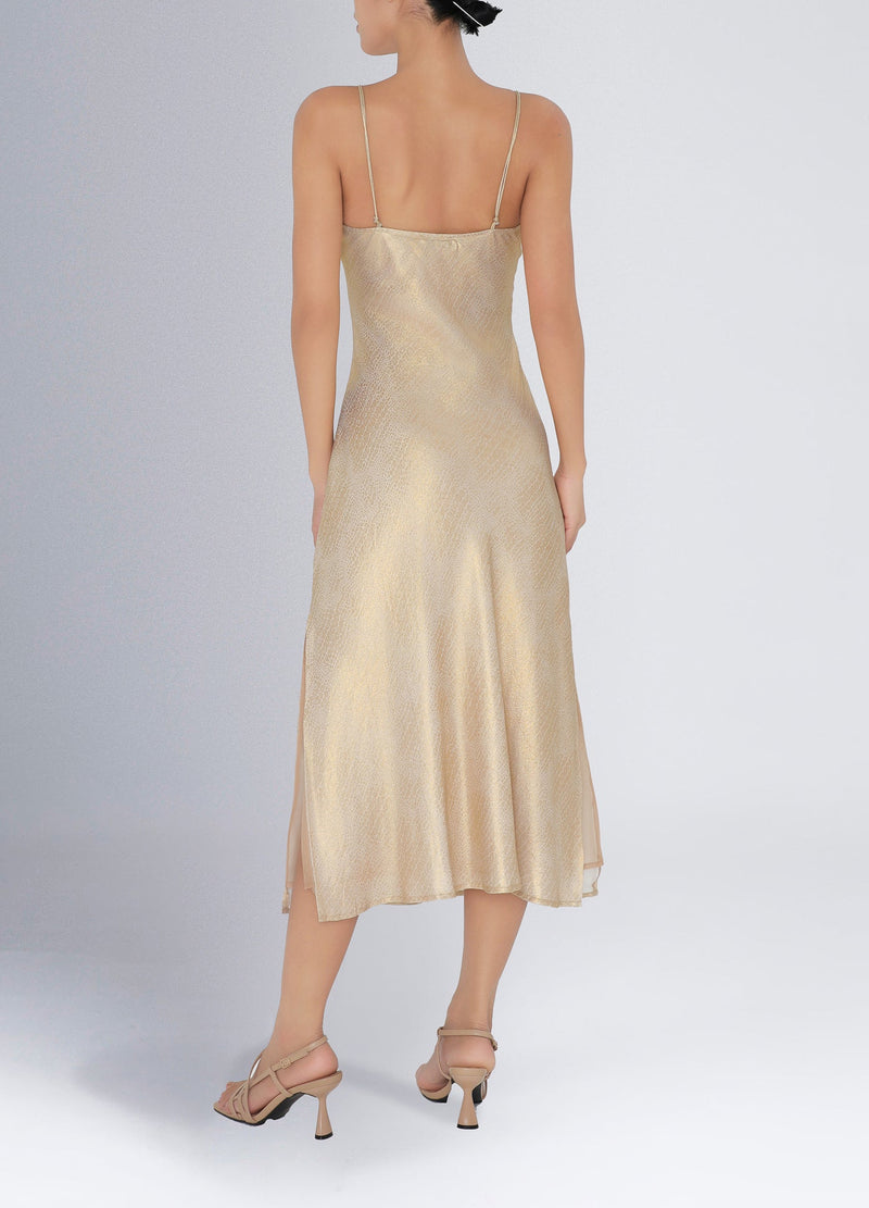 Classic Slip Dress Gold Croco CURIO at Faena Bazaar Classic Slip Dress Gold Croco CURIO at Faena Bazaar
