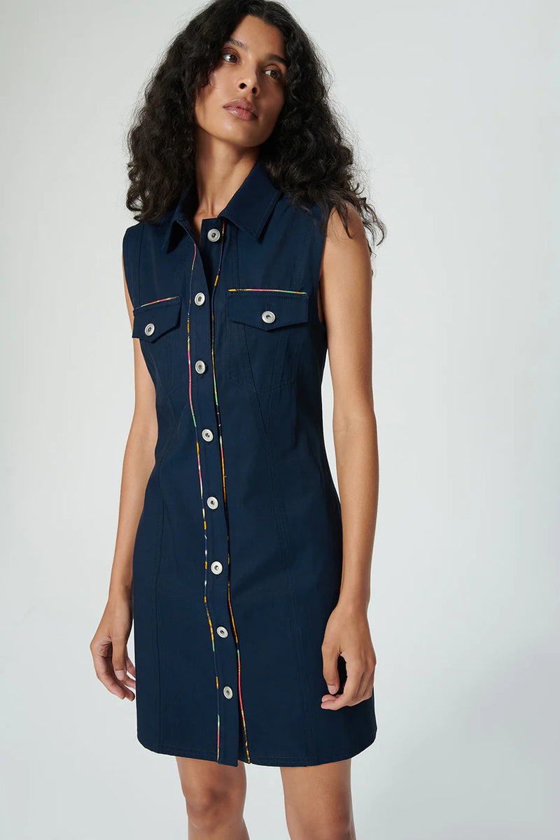 Mint Mini Dress Pachamama Deep Blue (Final Sale)