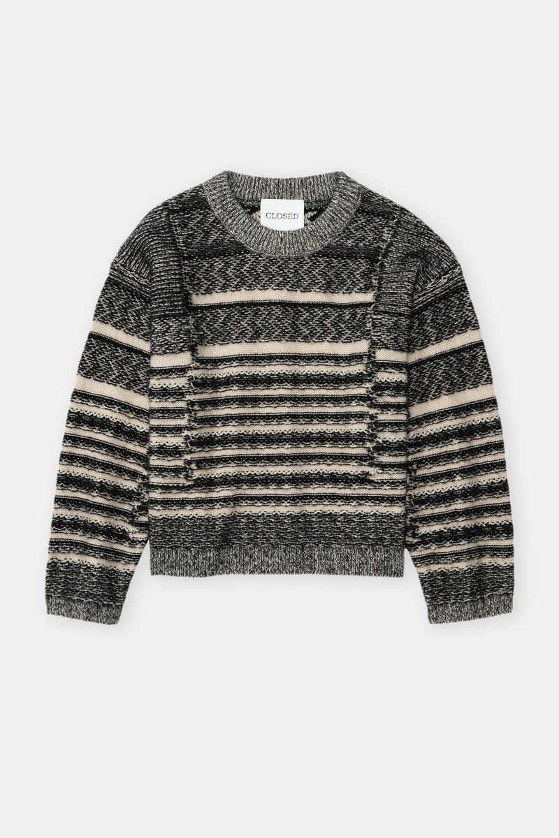 Alpaca Mix Jacquard Jumper