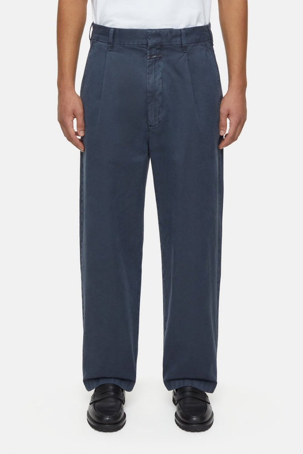 Blomberg Wide Relaxed Pants Smokey Blue