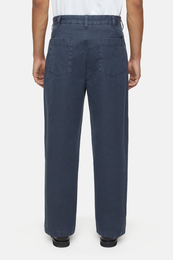 Blomberg Wide Relaxed Pants Smokey Blue