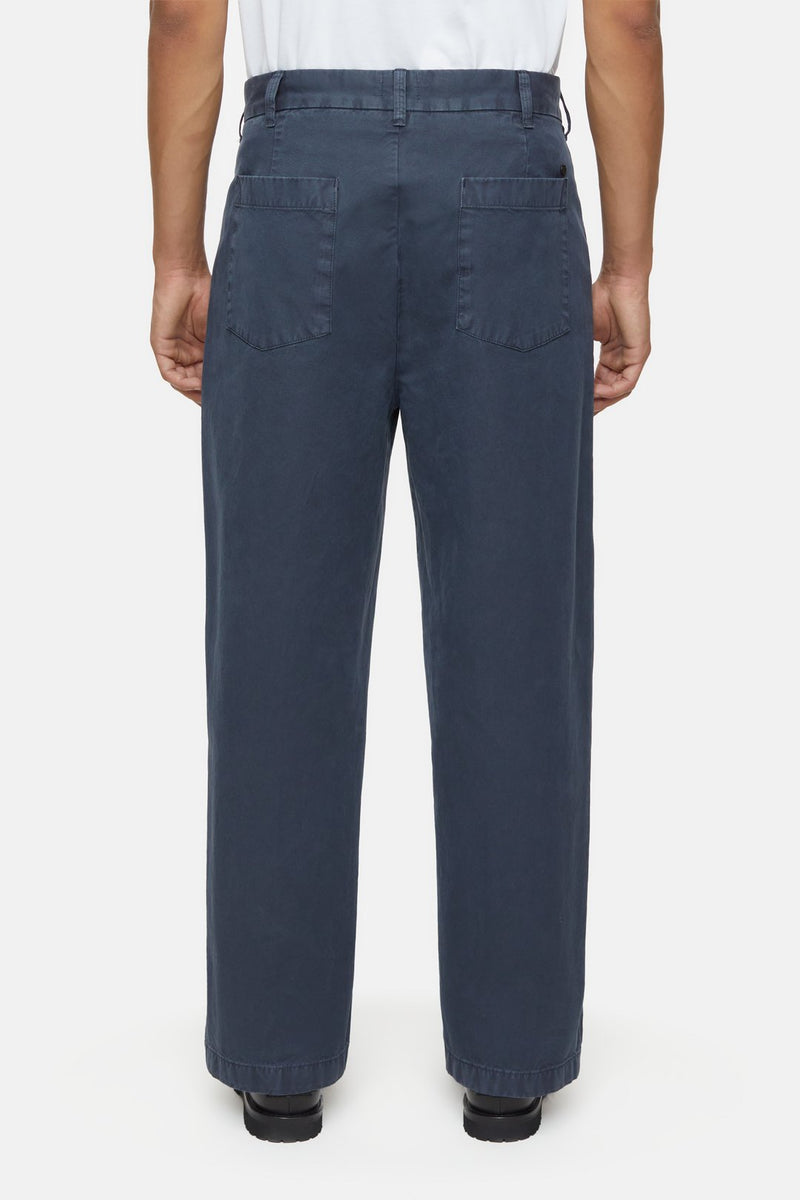 Blomberg Wide Relaxed Pants Smokey Blue