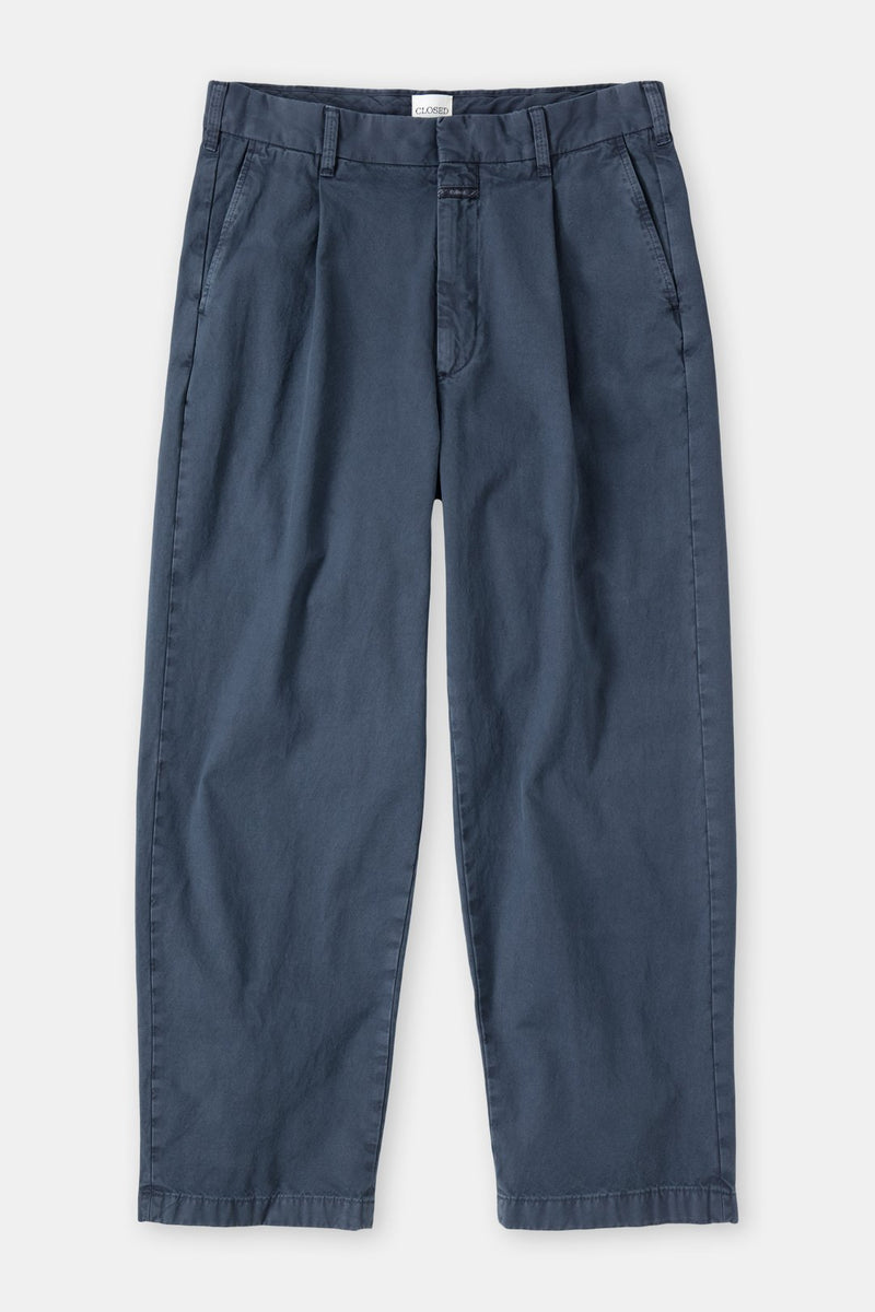 Blomberg Wide Relaxed Pants Smokey Blue
