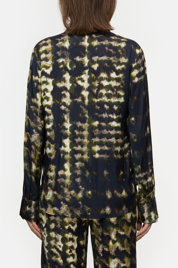 Blouse with Print Clover Green