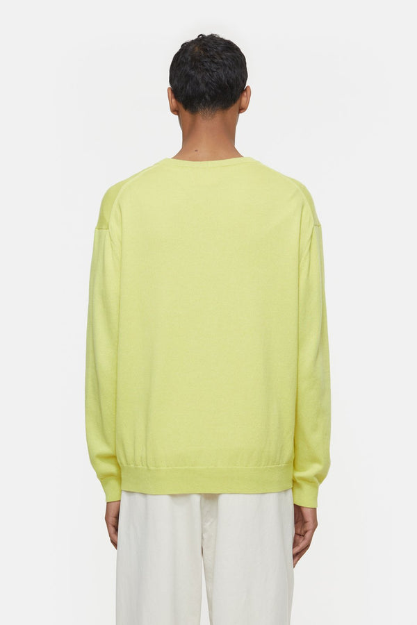 Cashmere Mix Sweater Primary Yellow