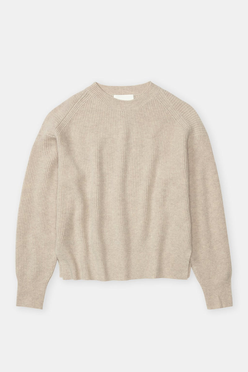 Merino Wool Jumper Pearl Beige