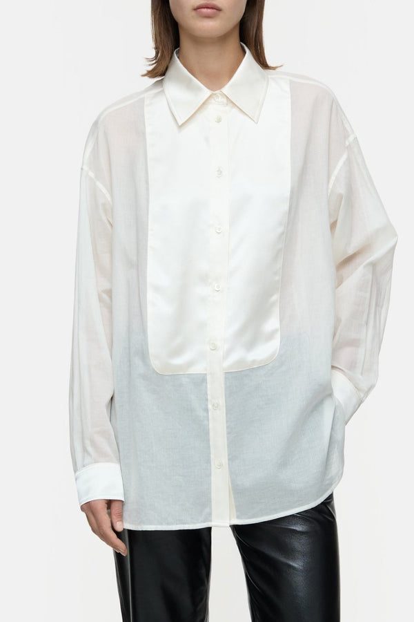 Tuxedo Shirt Ivory
