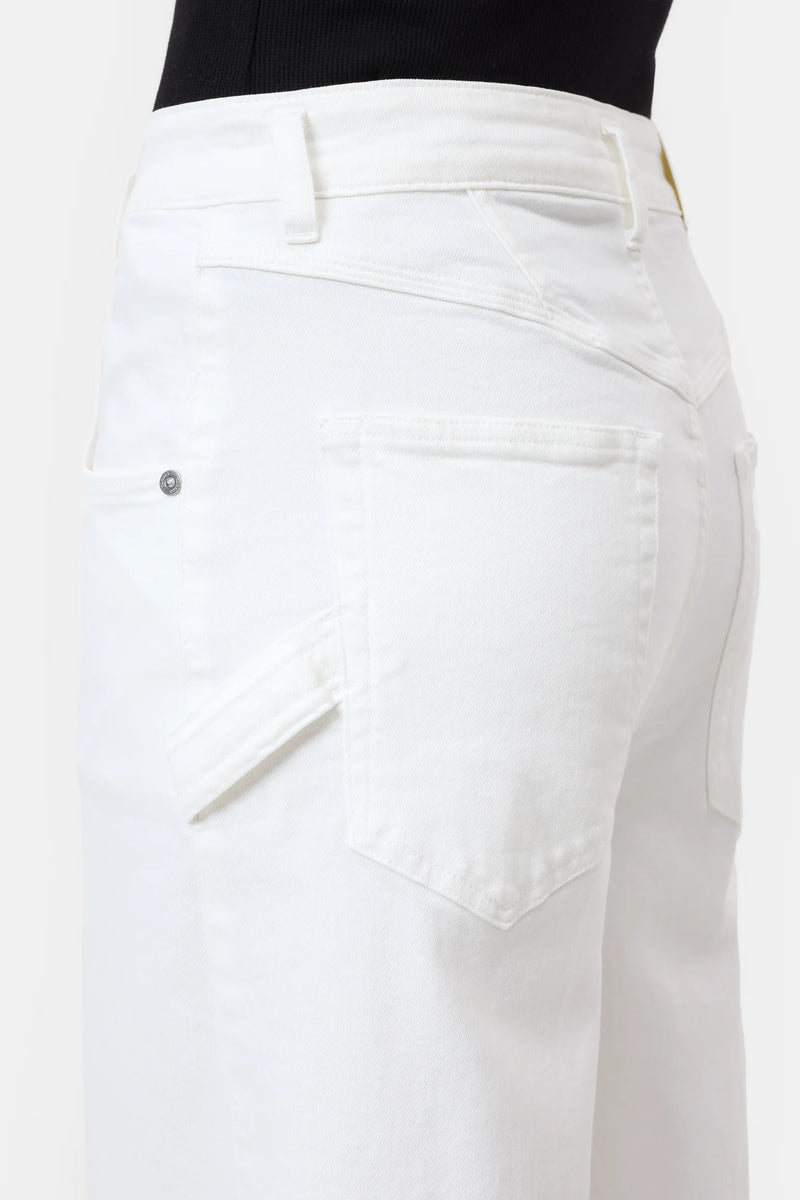 Morus Wide Jeans White
