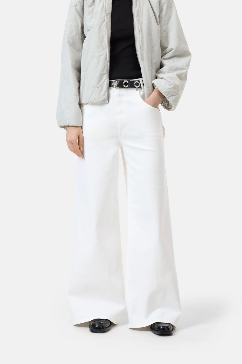 Morus Wide Jeans White