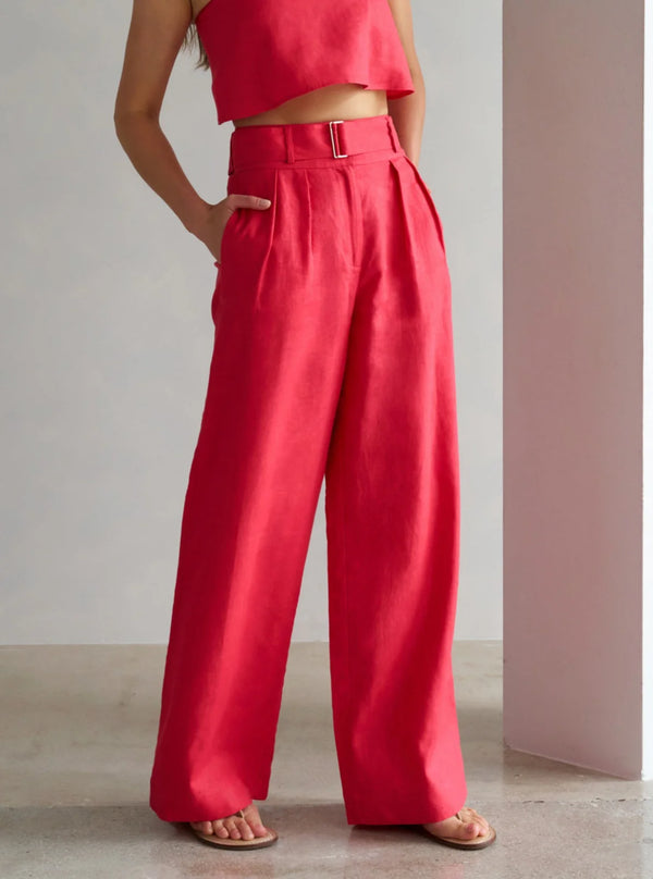 Alina Pant Red