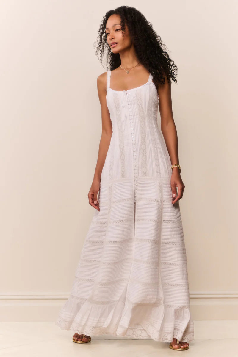 Calyx Cotton Victorian Maxi Dress – CURIO at Faena Bazaar