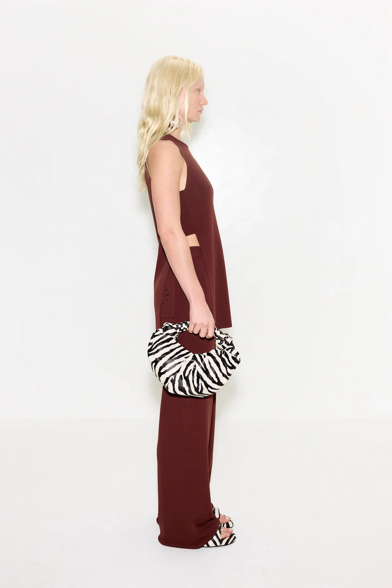 Canoga Knit Top Choco Brown