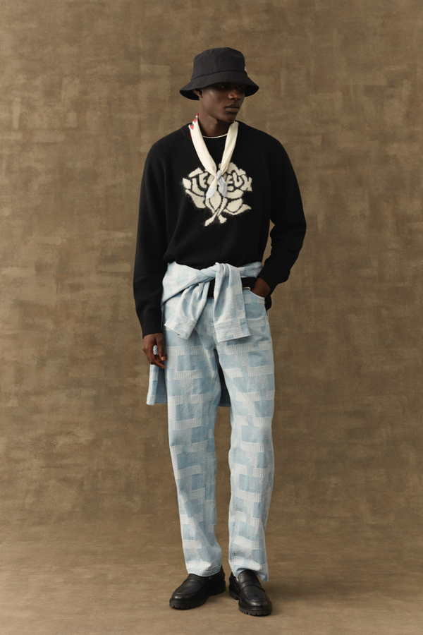 Ryder Jacquard Jeans Light Blue