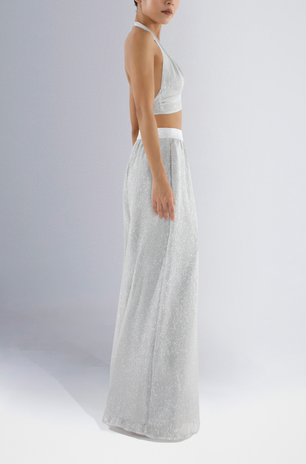 Harem Pants in Silver