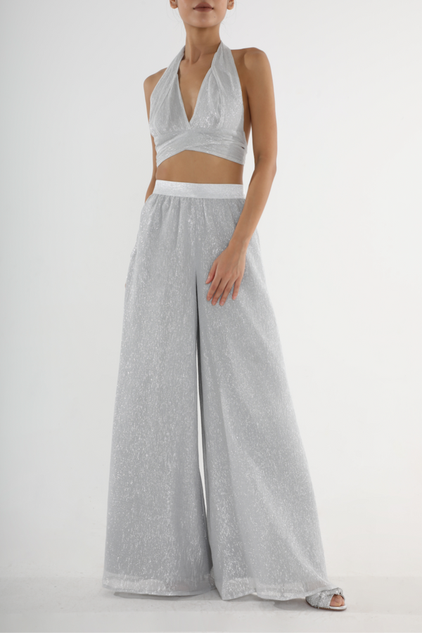 Harem Pants in Silver