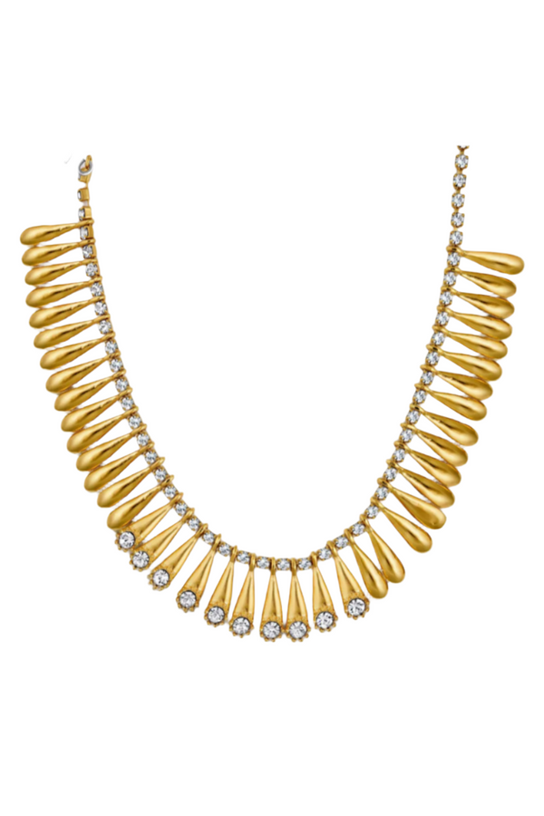 Fringe Teardrop Necklace