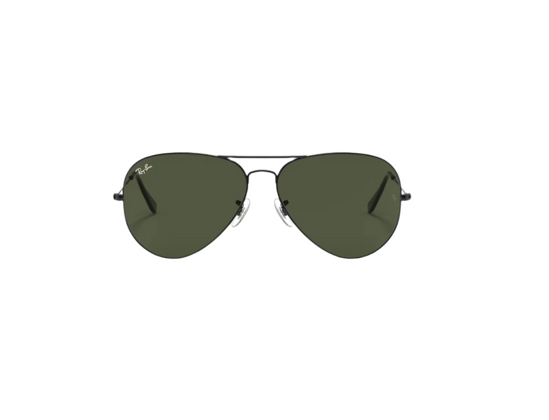 Aviator Large Metal Black G-15 Green