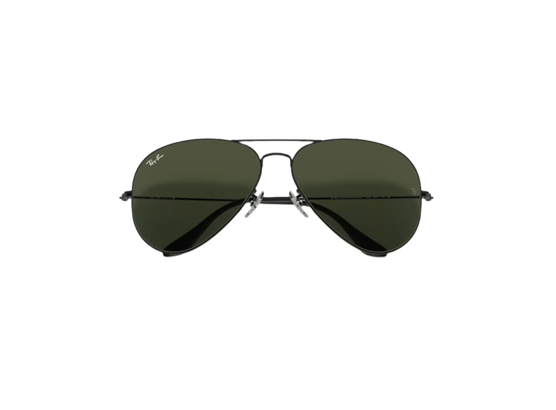 Aviator Large Metal Black G-15 Green