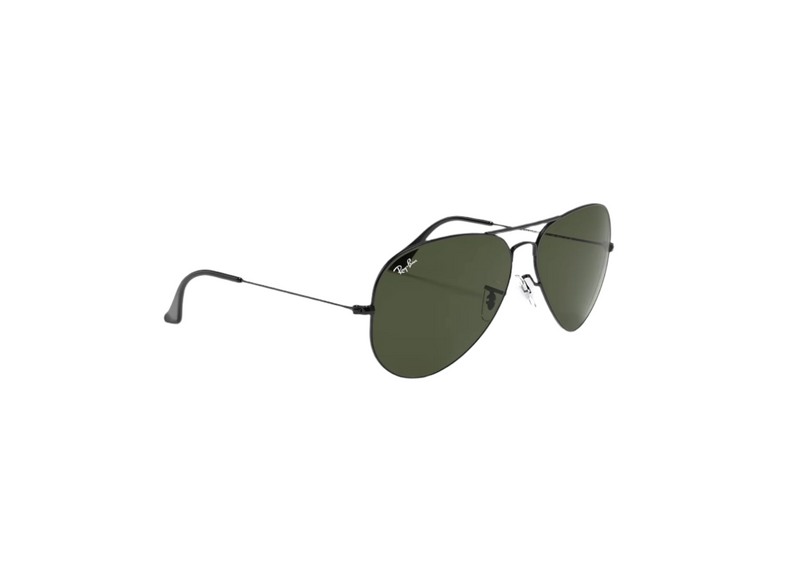 Aviator Large Metal Black G-15 Green