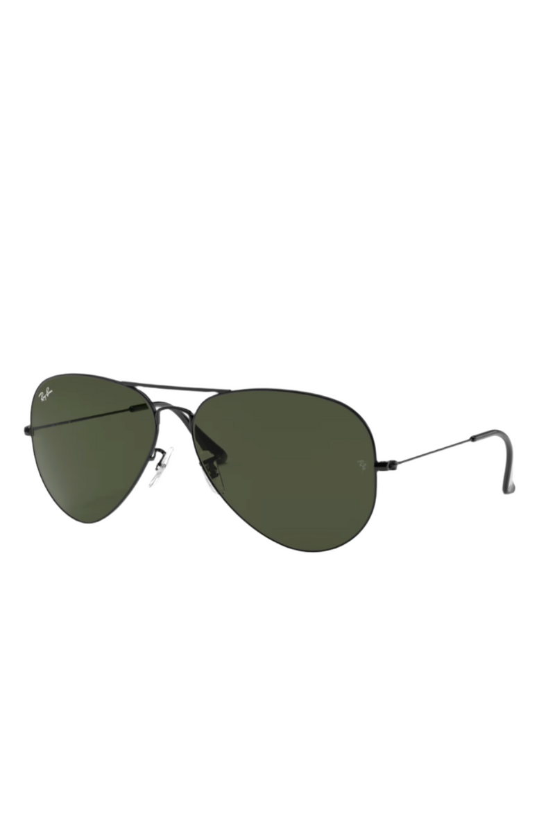 Aviator Large Metal Black G-15 Green