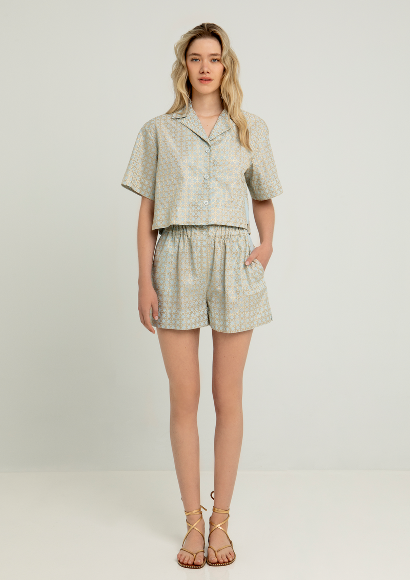 Cross Cropped Shirt