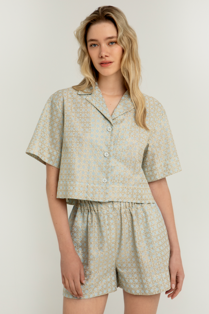 Cross Cropped Shirt