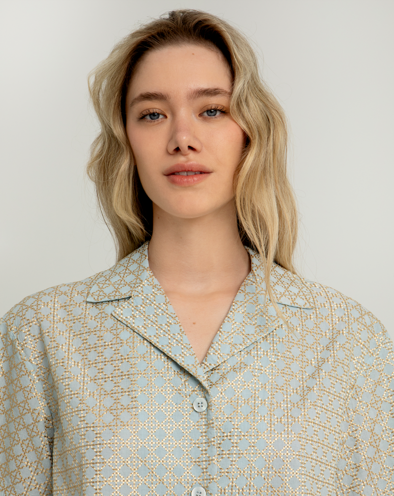 Cross Cropped Shirt