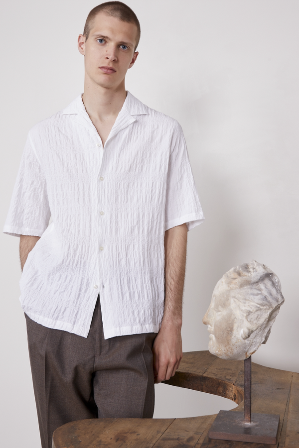 Eren SS Seersucker White