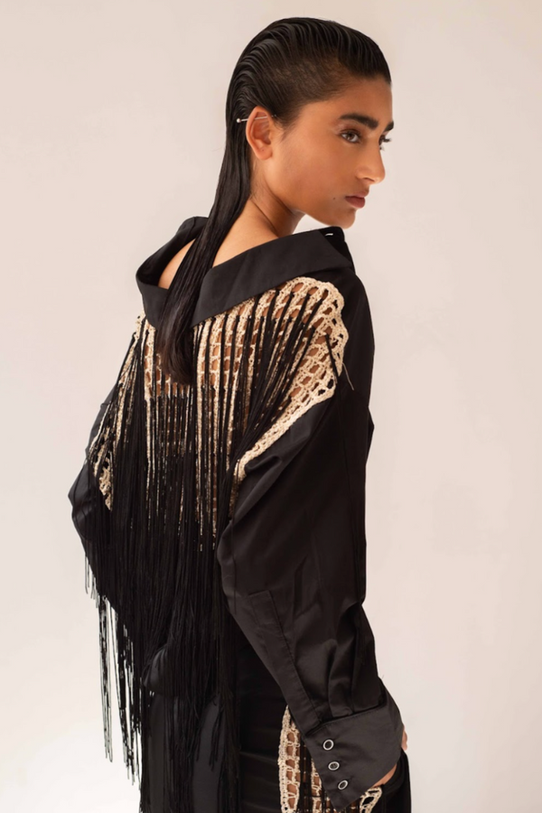 Jalsa Cropped Shirt Black