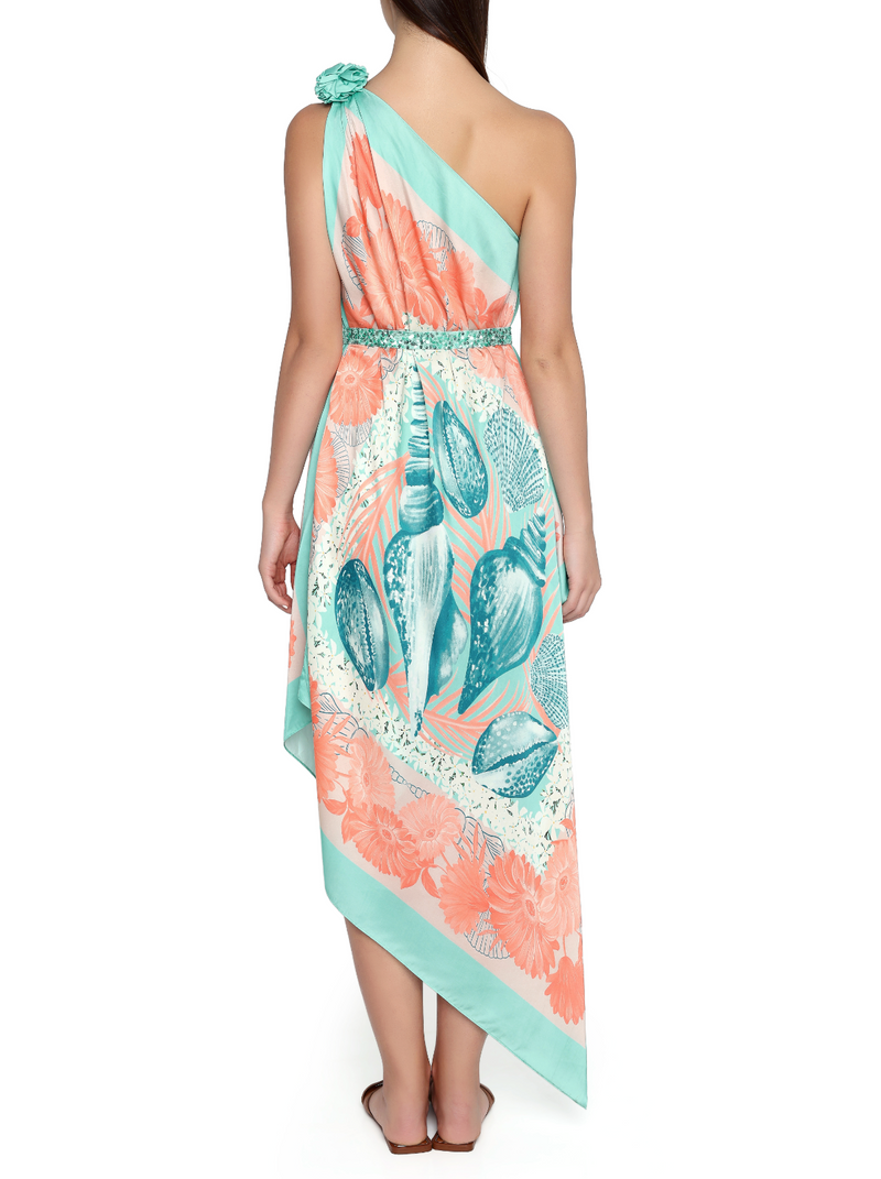 Multiway Scarf Blouse Dress