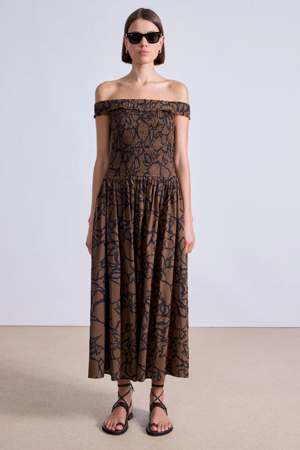 Britt Off-Shoulder Maxi Dress