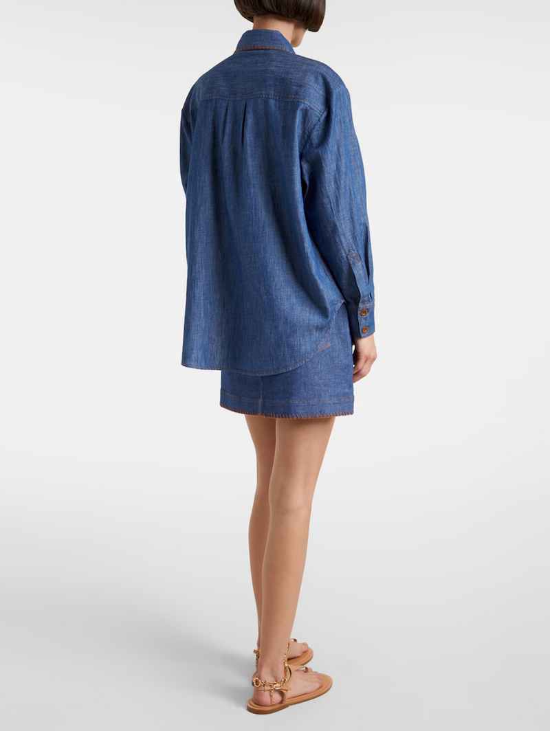 Ascension Denim Mini Skirt