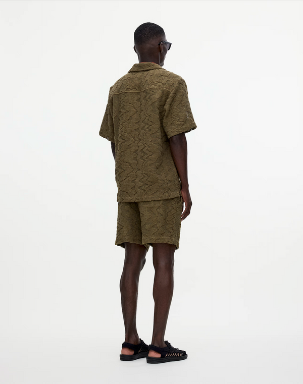 Pine Verve Palmer Crochet Shirt