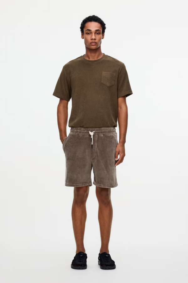 Morel Velour Shorts