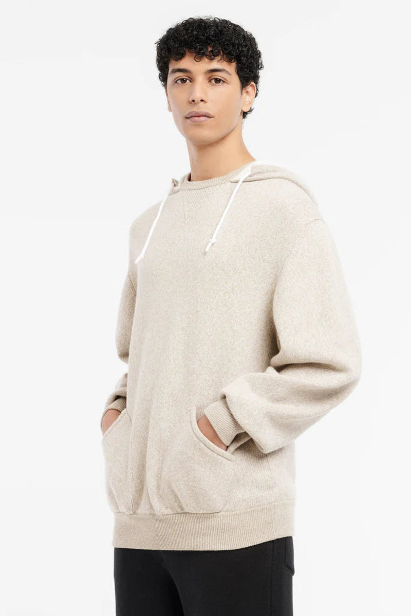 Cashmere Cotton Sportswear Hooded Sweatshirt
