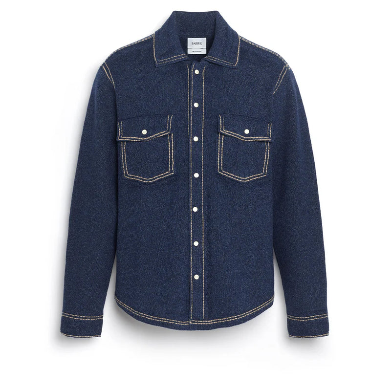 Cashmere and Cotton Denim Overshirt