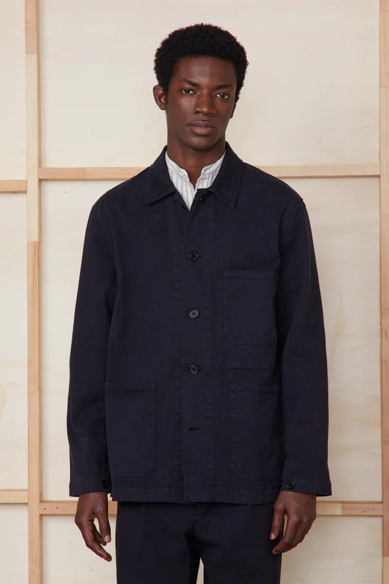 Chad Jacket Cotton Twill Black