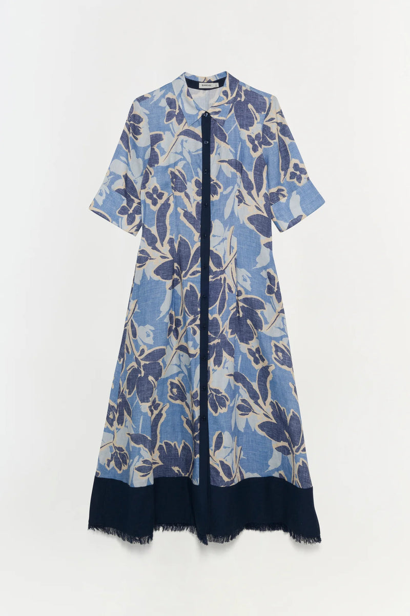 Claudine Linen Midi Shirt Dress