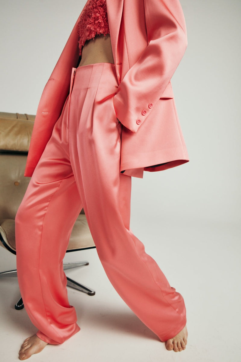 IN THE MOOD FOR LOVE Clyde Maldives Pants Begonia Pink WOMEN'S PANTS CURIOVIBE, CURIO, FAENA, BAZAAR, MIAMI, SUMMER