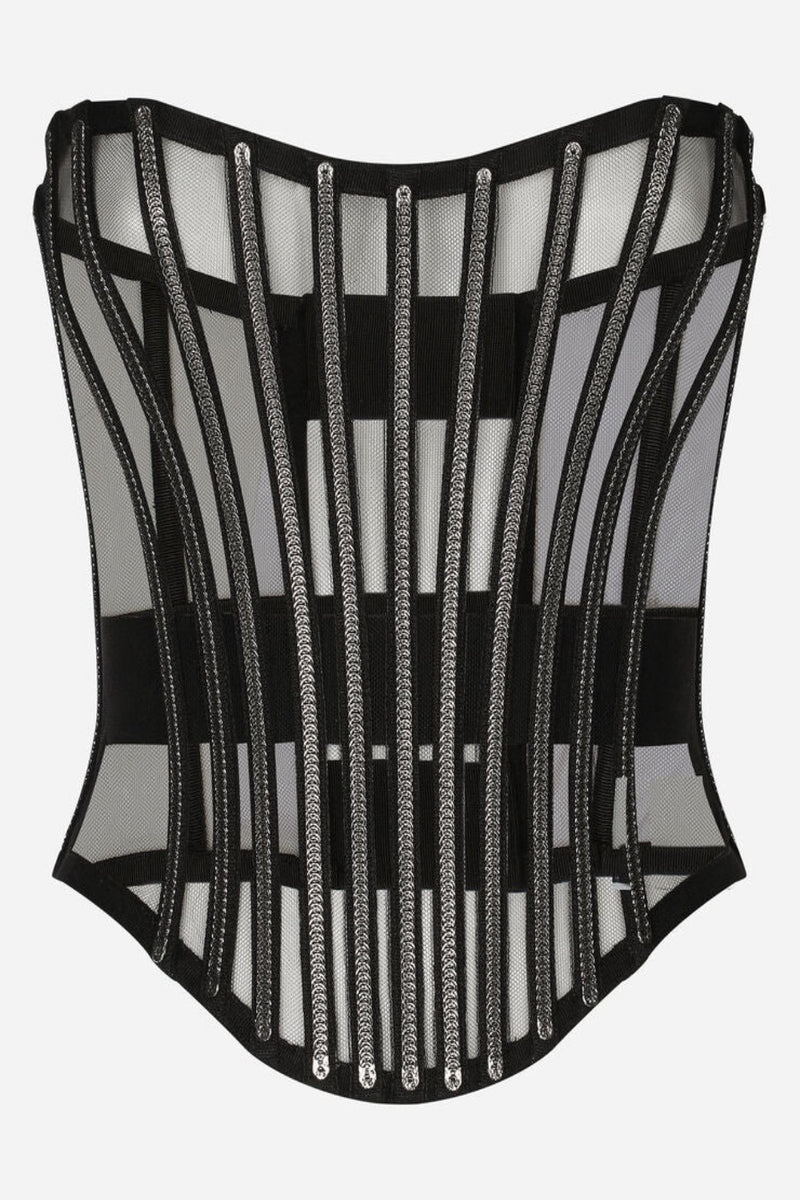Kim Dolce & Gabbana Tulle Corset Belt with Boning – CURIO at Faena Bazaar