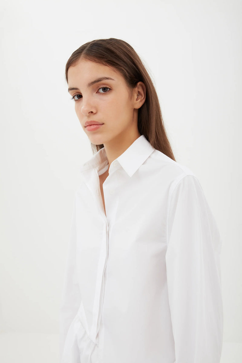 Cotton Wide Sleeve Shirt