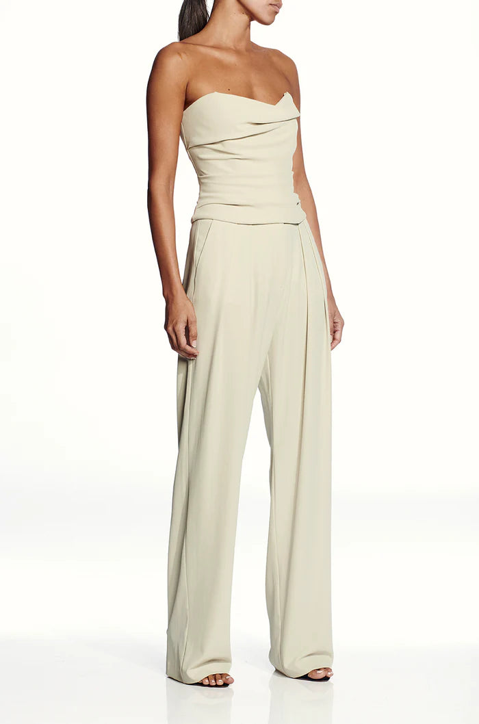 Cowl Bustier Oyster
