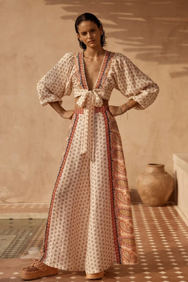 Cravat Palazzo Pant