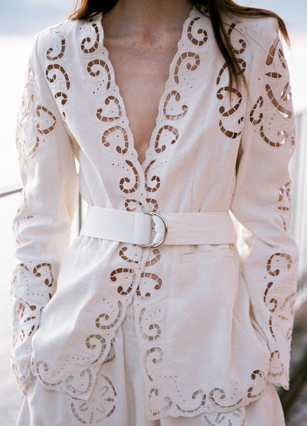 Dahlia Eyelet Blazer