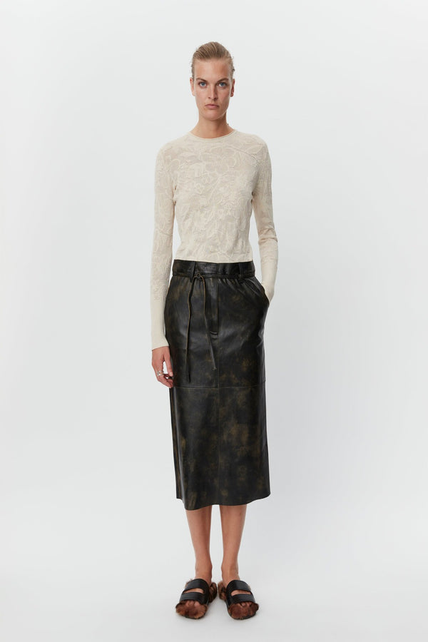 Lulu Leather Skirt