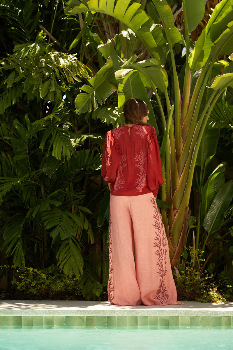 Palazzo Pant Rose