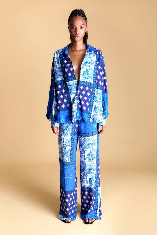 Midnight Paisley Shirt
